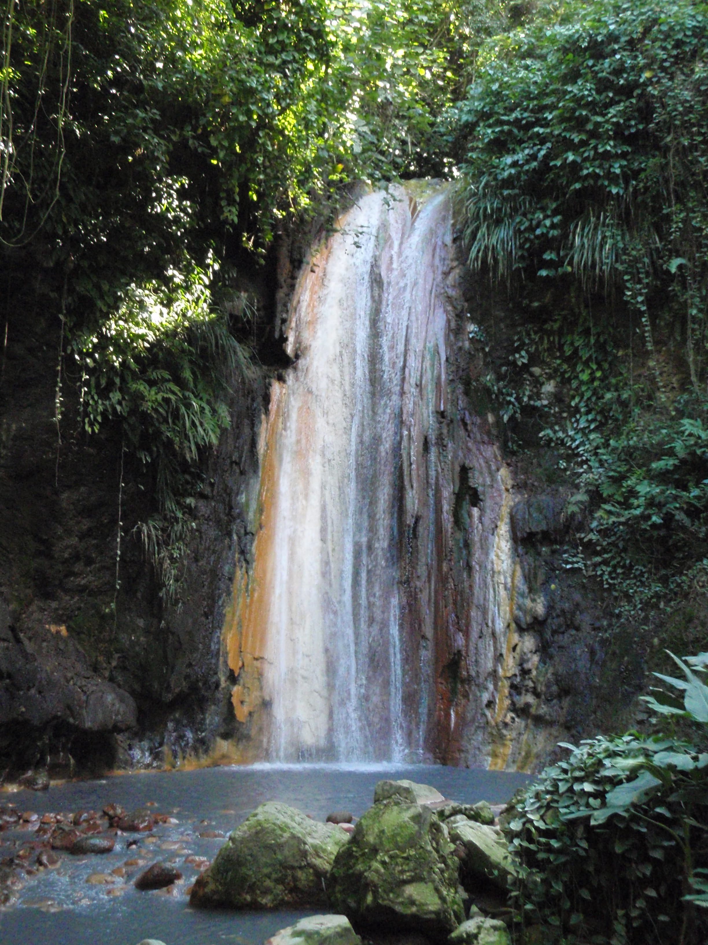 Diamond Falls, Diamond Botanical Gardens, Soufrière, Saint Lucia