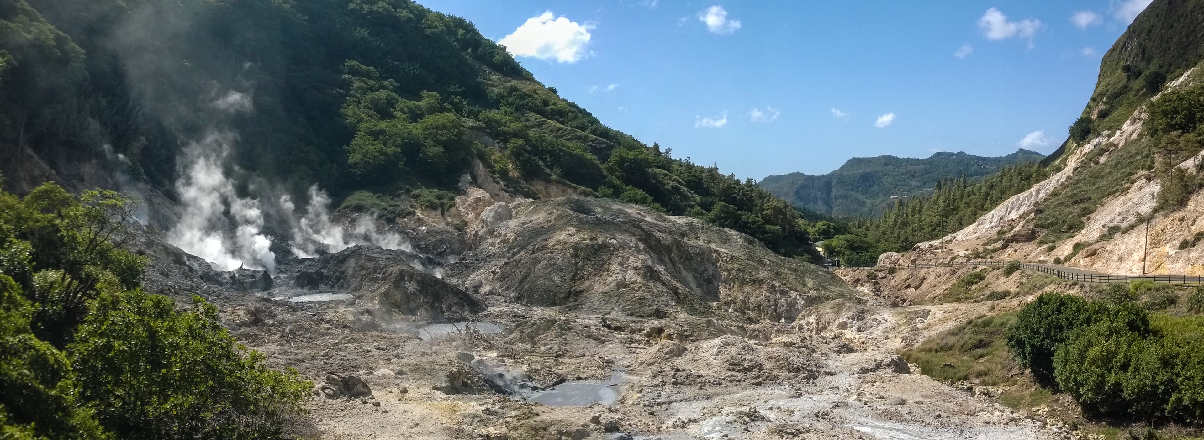 Sulphur Springs geothermal area near Soufrière, Saint Lucia