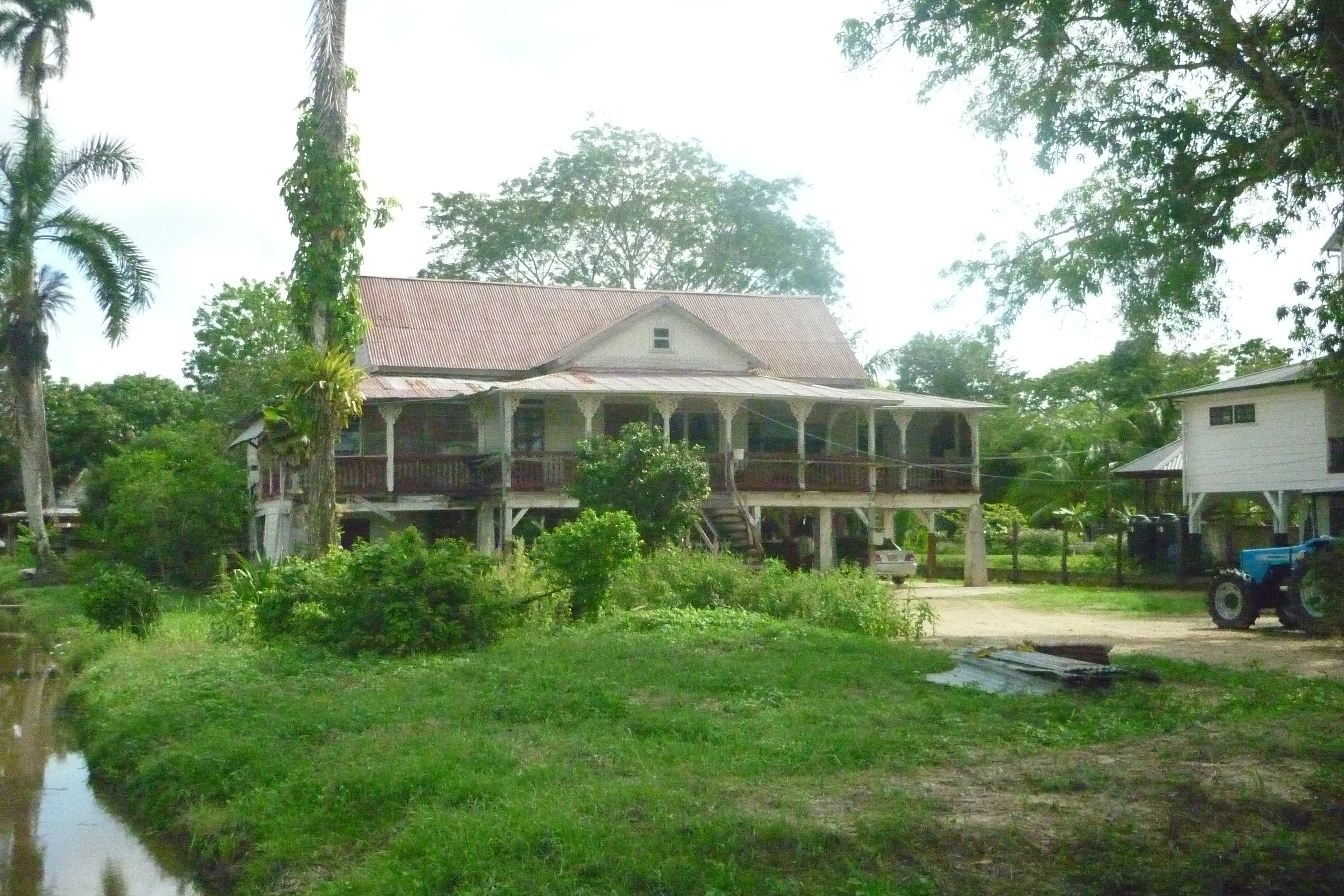 The director's house at Peperpot plantation, Suriname