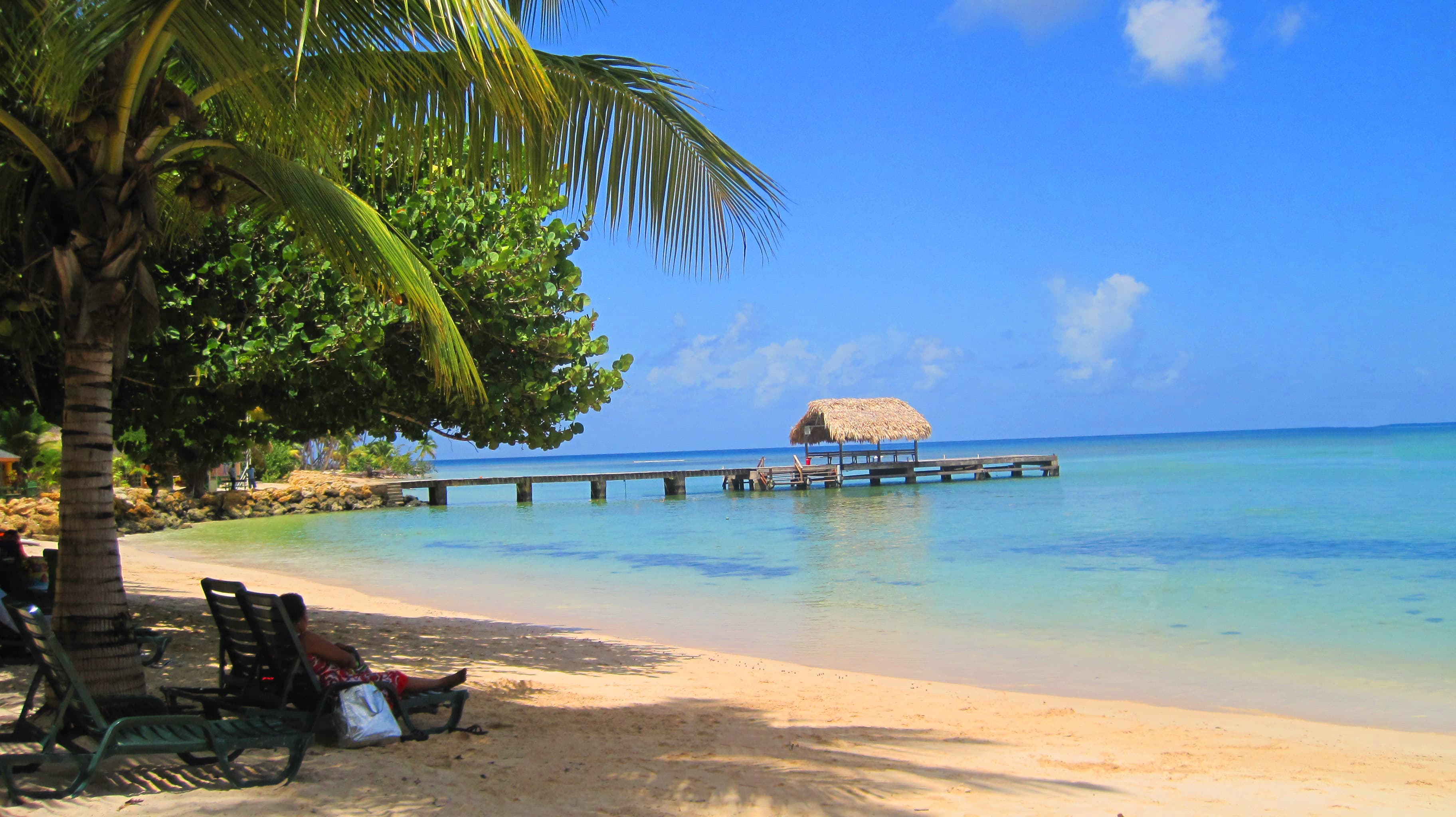 Pigeon Point beach, Tobago